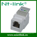 90 grados cat3 rj12 6p6c utp keystone jack